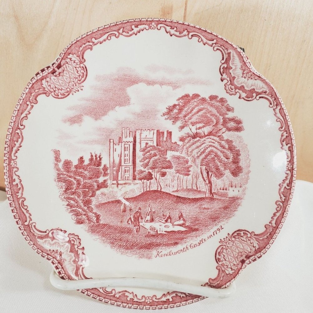 Vintage Johnson Bros Old Britain Castles Saucer 5.25" Ironstone England